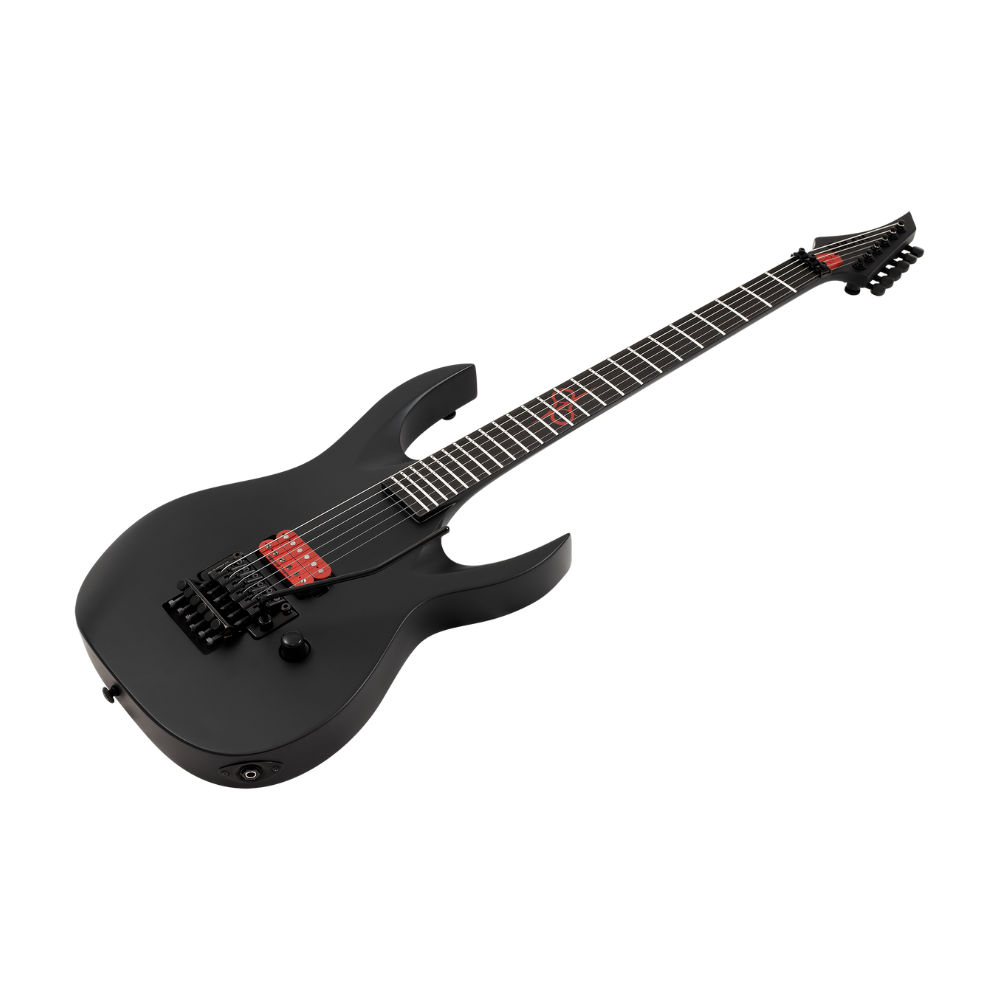 Solar Guitars A1.61FR Assassin Electric Guitar – Carbon Black Matte
