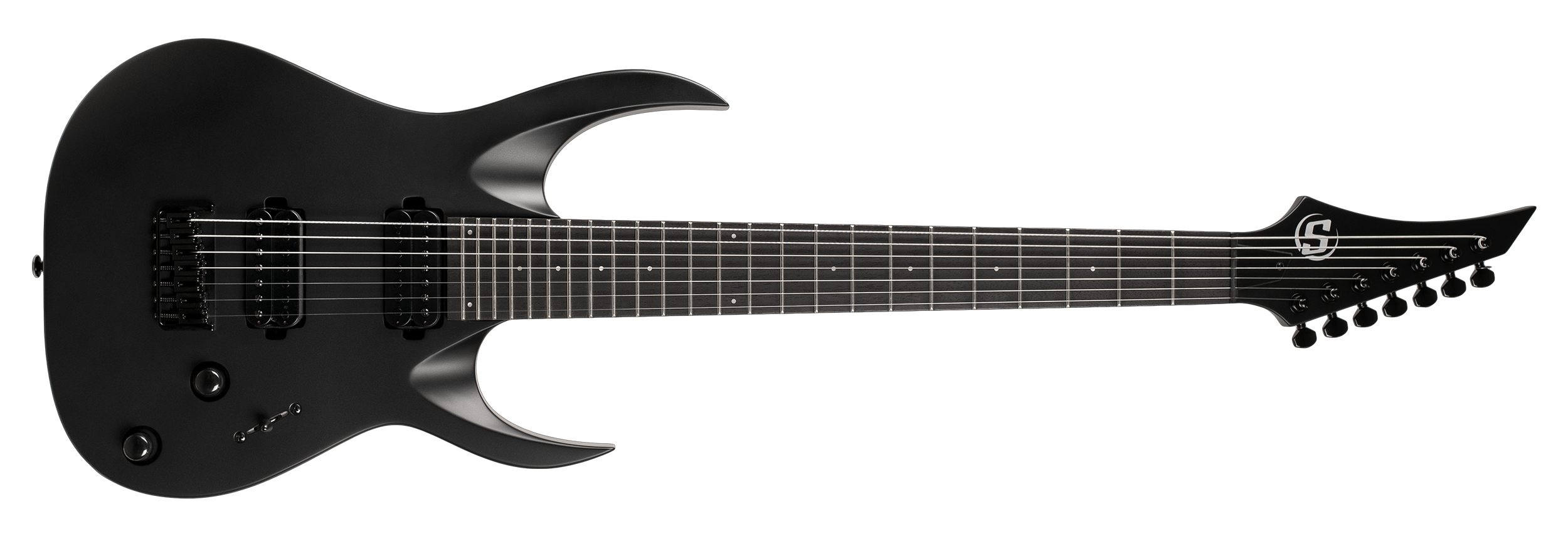 S by Solar AB4.7C Electric Guitar – Carbon Black Matte