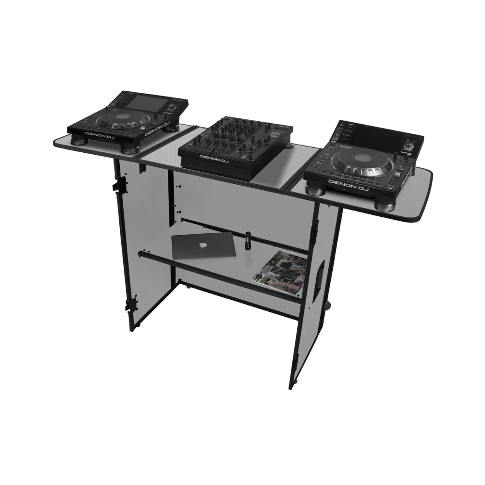 UDG Ultimate Fold Out DJ Table MK2 Plus (Wheels), White