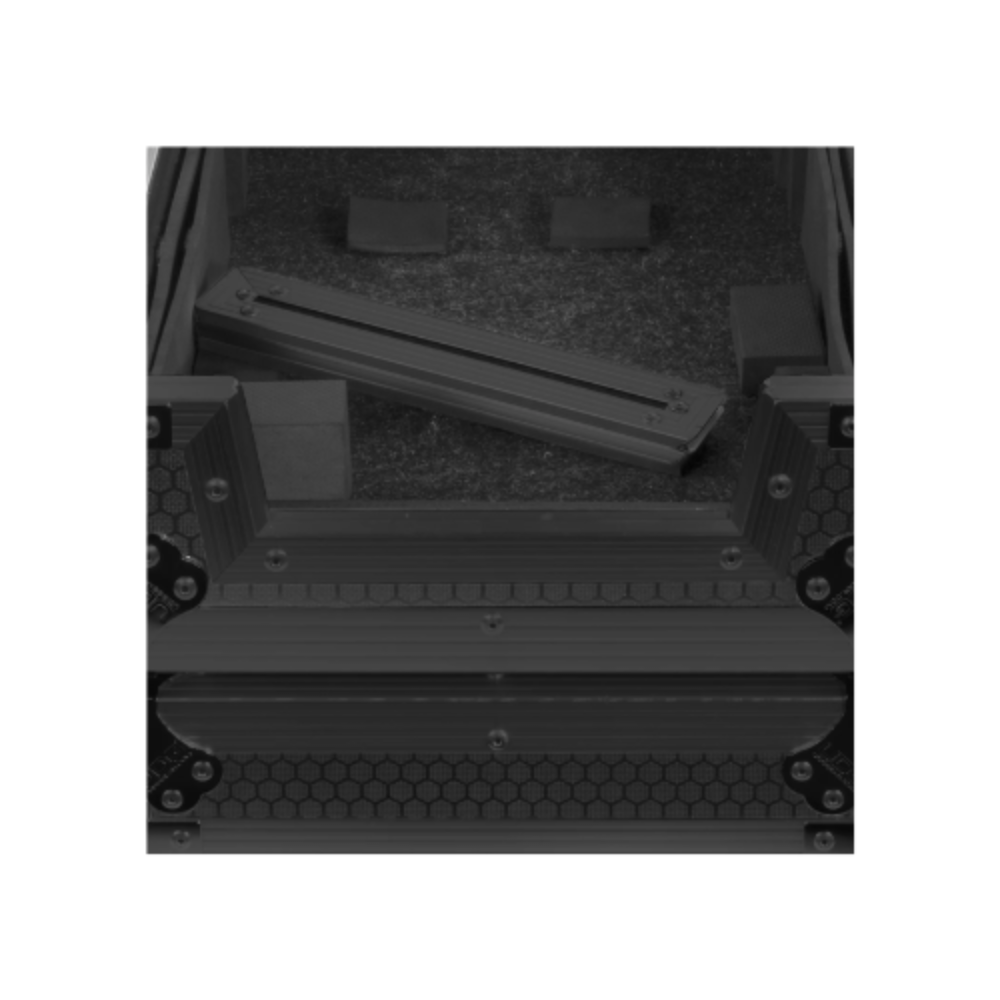 UDG Ultimate Flight Case Pioneer XDJ-RX3 (Laptop Shelf + Wheels), Black