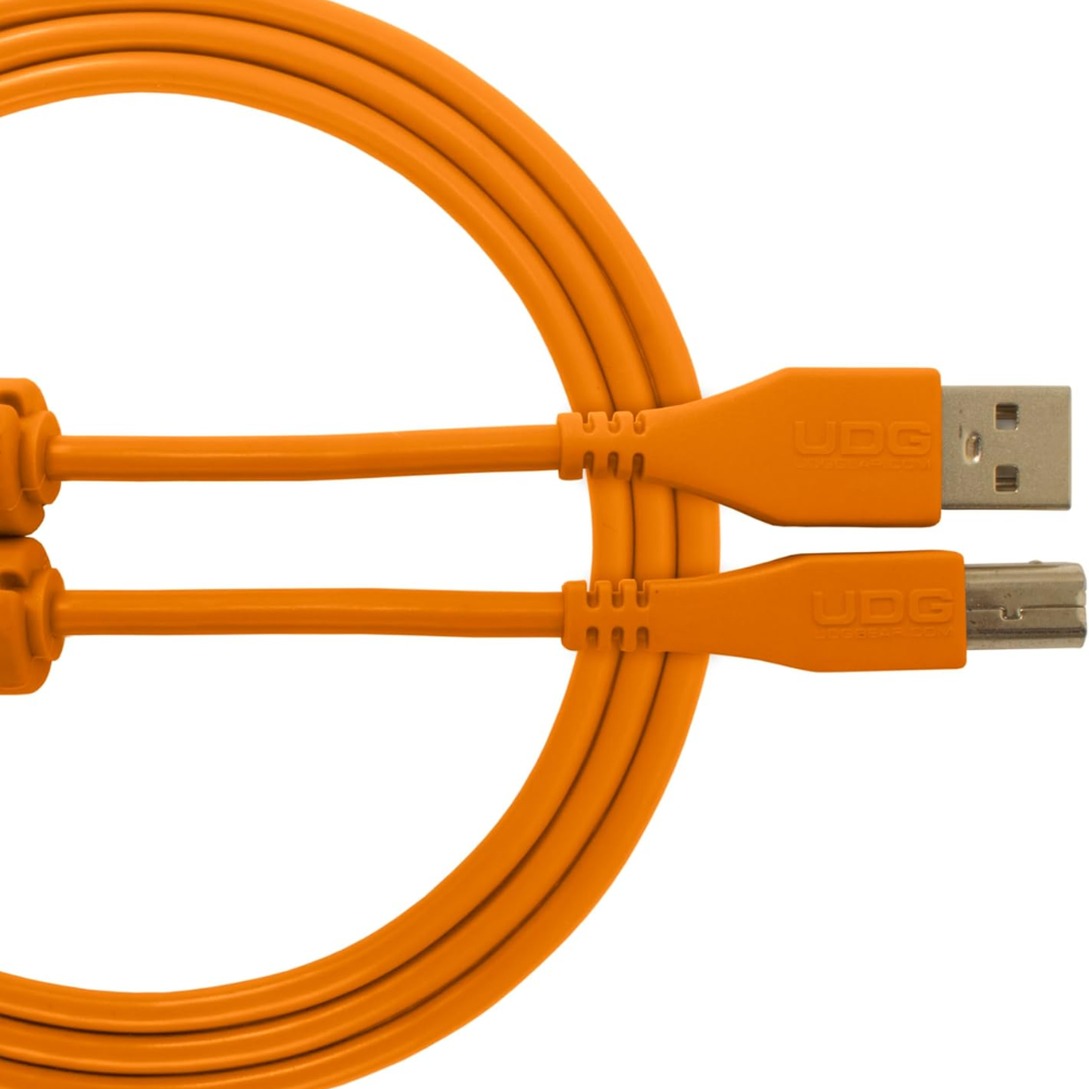 UDG Ultimate Audio Cable USB 2.0 A-B, Orange, Straight, 3 m