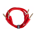 UDG Ultimate Audio Cable Set 1/4" Jack - 1/4" Jack, Red, Straight, 1.5 m
