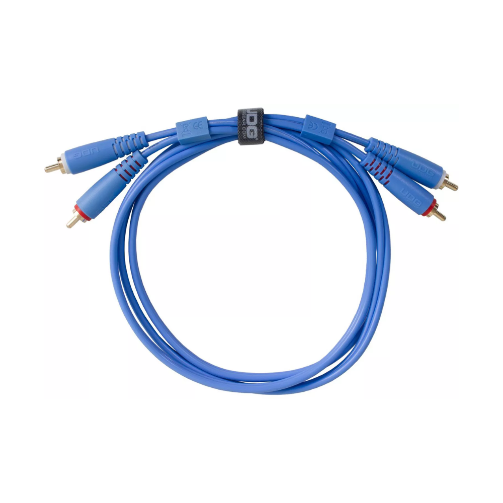 UDG Ultimate Audio Cable Set RCA - RCA, Light Blue, Straight, 3 m