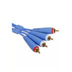 UDG Ultimate Audio Cable Set RCA - RCA, Light Blue, Straight, 3 m