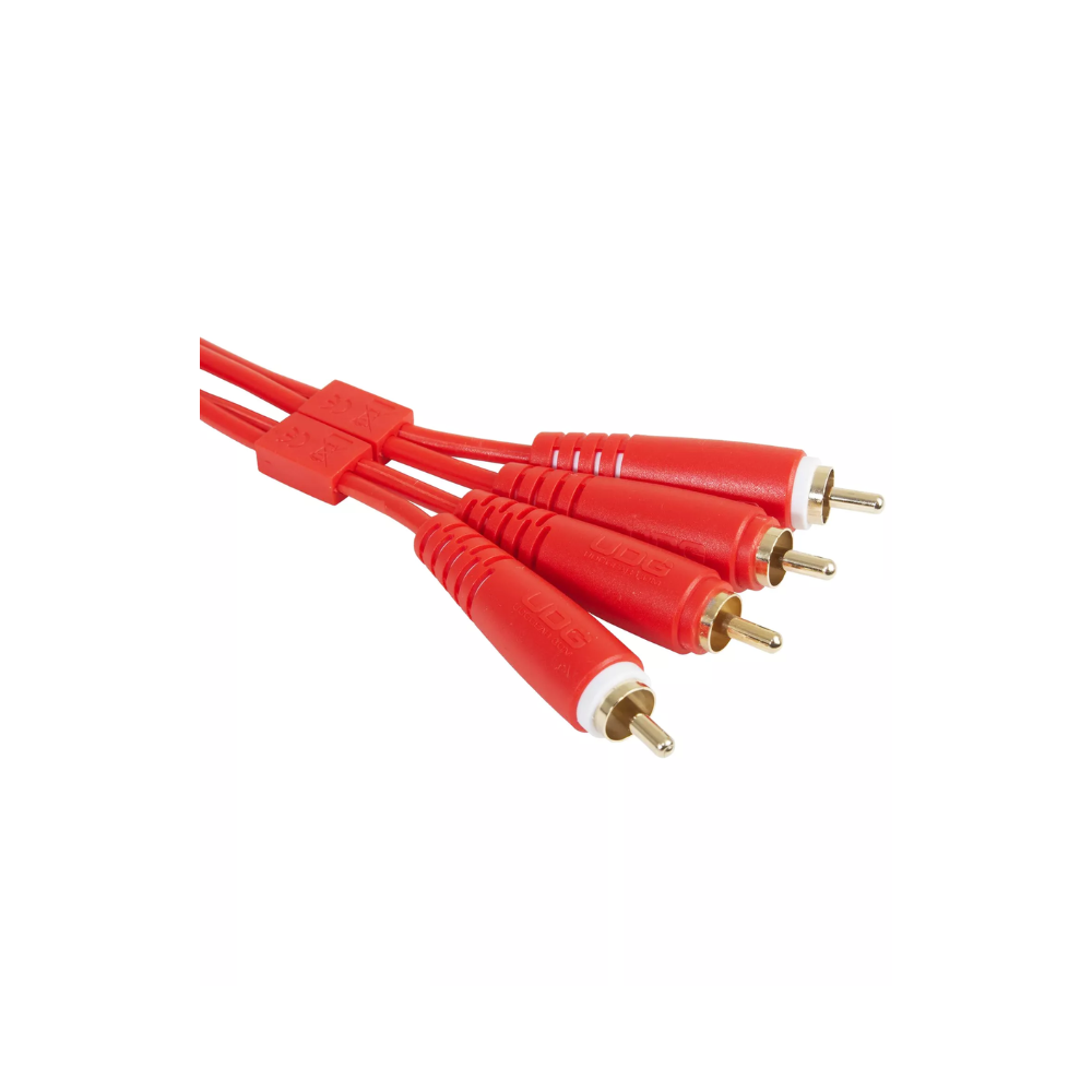 UDG Ultimate Audio Cable Set RCA - RCA, Red, Straight, 3 m
