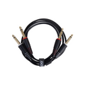 UDG Ultimate Audio Cable Set 1/4" Jack - 1/4" Jack, Black, Straight, 3 m