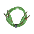 UDG Ultimate Audio Cable Set 1/4" Jack - 1/4" Jack, Green, Straight, 3 m