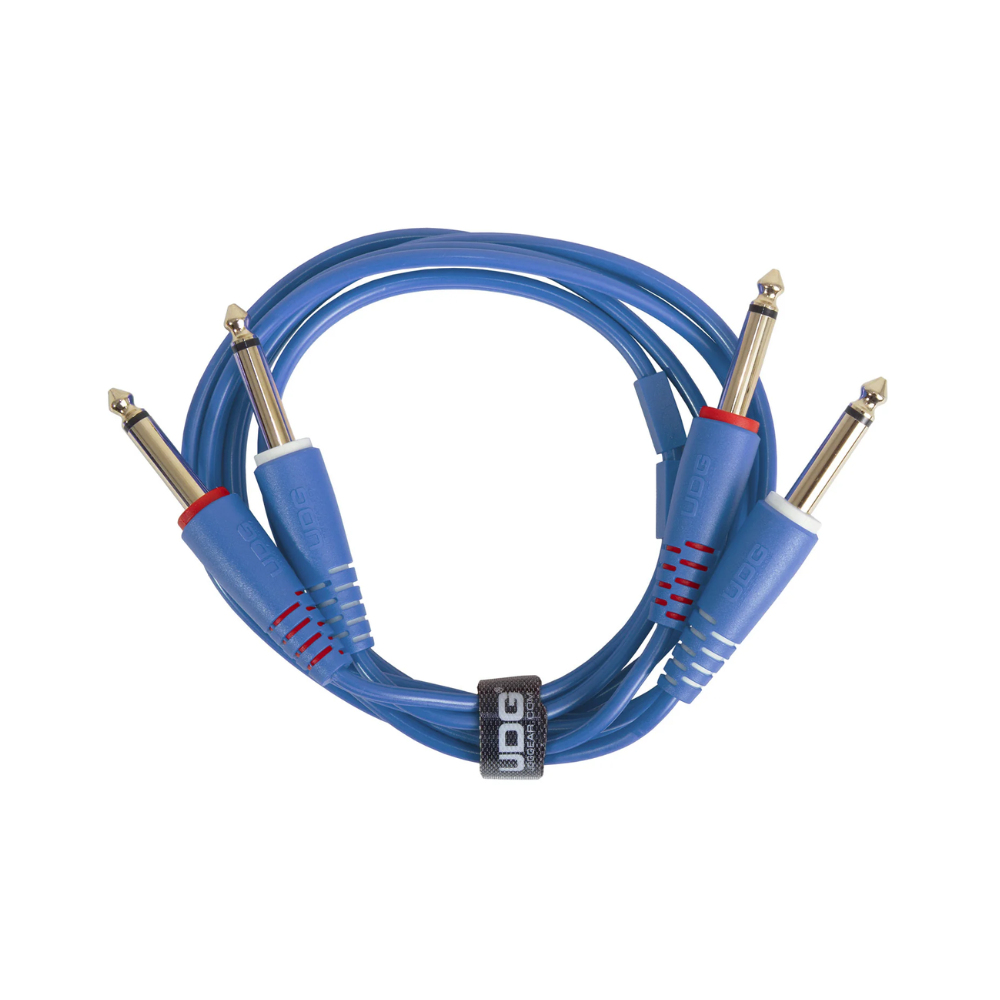 UDG Ultimate Audio Cable Set 1/4" Jack - 1/4" Jack, Light Blue, Straight, 3 m