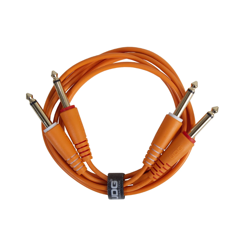 UDG Ultimate Audio Cable Set 1/4" Jack - 1/4" Jack, Orange, Straight, 3 m