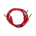 UDG Ultimate Audio Cable Set 1/4" Jack - 1/4" Jack, Red, Straight, 3 m