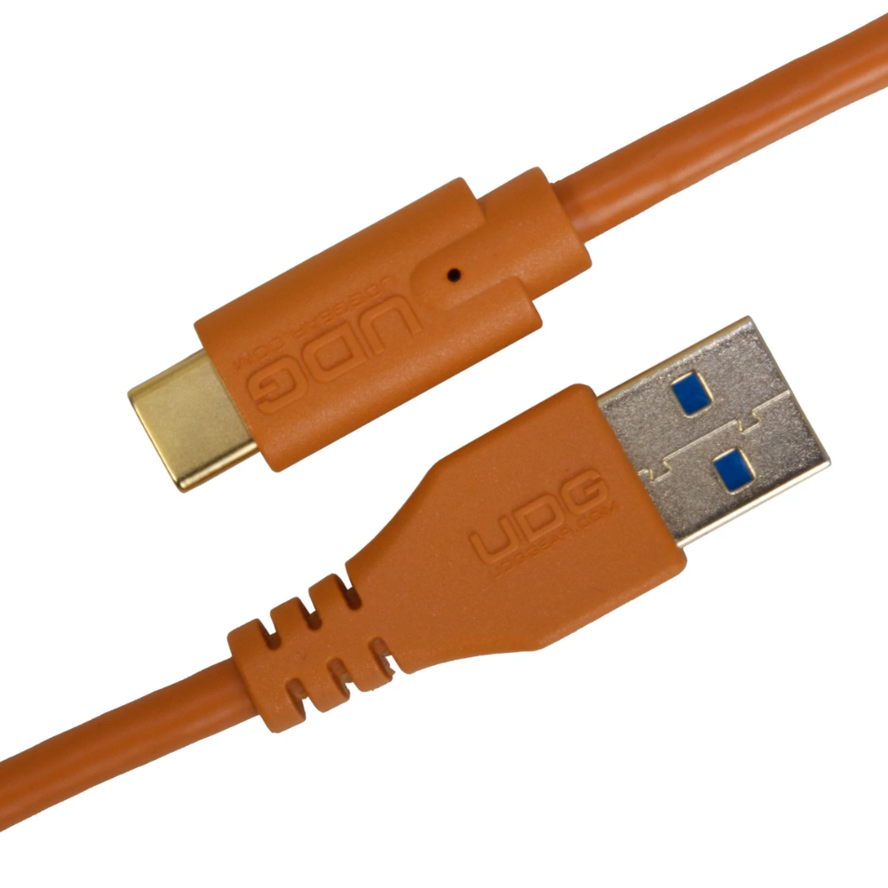 UDG Ultimate Data Cable USB 3.0 C-A, Orange, Straight, 1.5 m