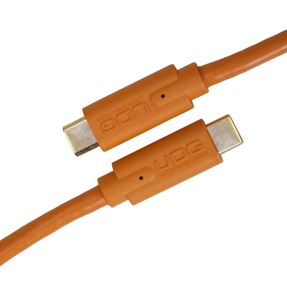 UDG Ultimate Data Cable USB 3.2 C-C, Orange, Straight, 1.5 m