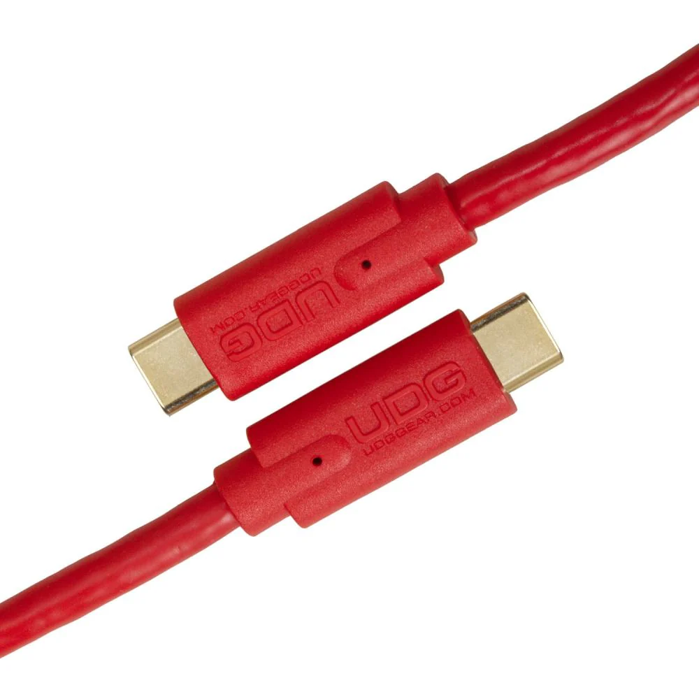 UDG Ultimate Data Cable USB 3.2 C-C, Red, Straight, 1.5 m