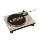 UDG Turntable Slipmat Set, Black/Golden (Sold in Pairs)
