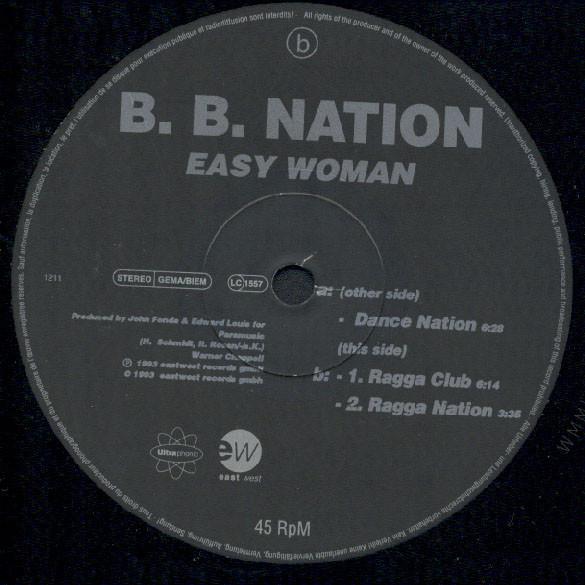 B.B.Nation Easy Woman 12"Vinyl (Reggae)