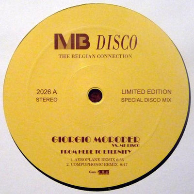 Giorgio Moroder From Here To Eternity 12"Vinyl (Electronic)