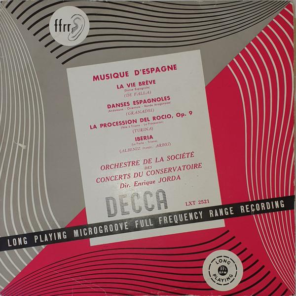 Enrique Jordá Music From Spain 12"Vinyl (Classical)