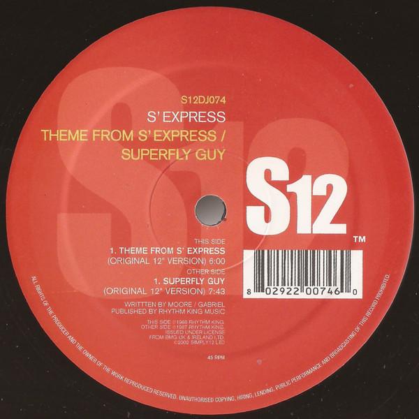 S'Express Superfly Guy 12"Vinyl (Electronic)