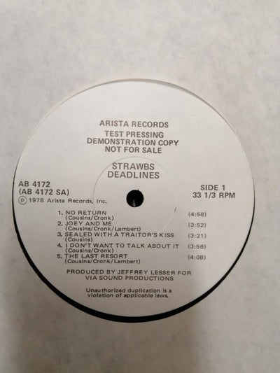 Strawbs Deadlines 12"Vinyl (Rock)