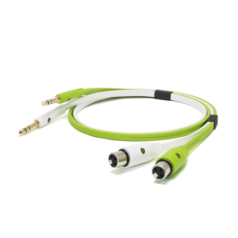 Oyaide NEO D+ XFT Class B STEREO XLR F to TRS Phone, 1 m