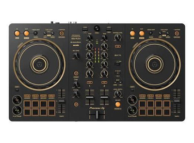 Pioneer DJ DDJ-FLX4 2-Channel DJ Controller, Gold (Compatible with Rekordbox and Serato DJ Lite)