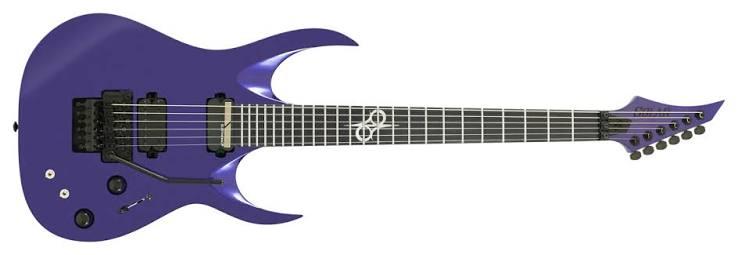 Solar Guitars A1.6FRPM Sustainiac+ Electric Guitar – Metallic Purple Gloss